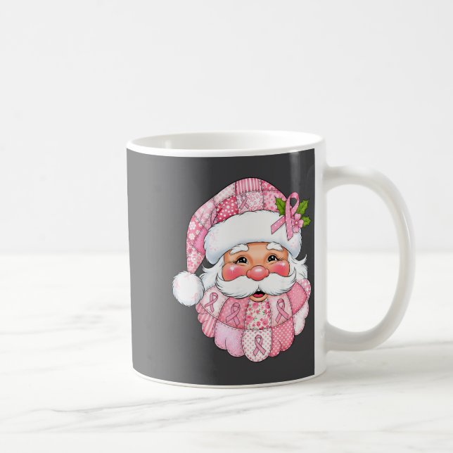 Mug Nk Patchwork Santa Breast Cancer Awareness Christm (Droite)