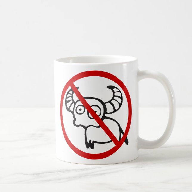 Mug NO Bison d'eau ⚠ drôle Asiatique signes thaïlandai (Droite)