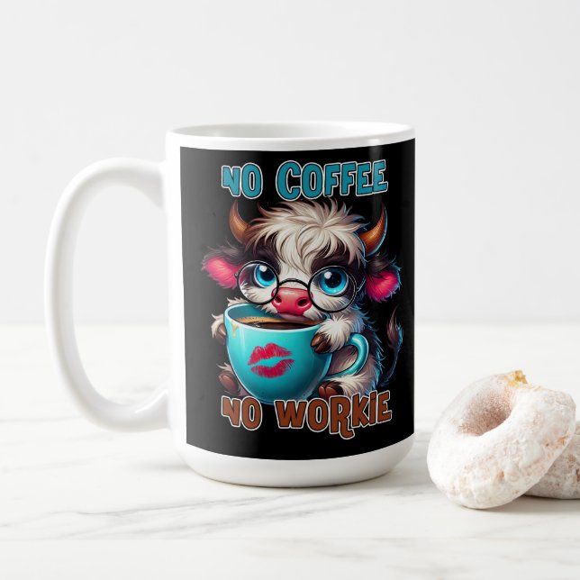 Mug No Coffee No Workie  (Avec donut)