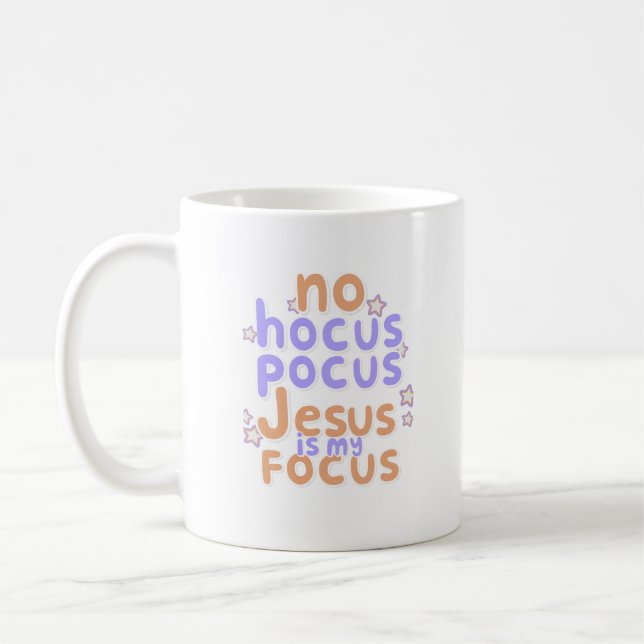 Mug No Hocus Pocus Jésus est ma cible (Gauche)