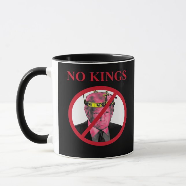 Mug No Kings Anti Creative Graphic Style (Gauche)