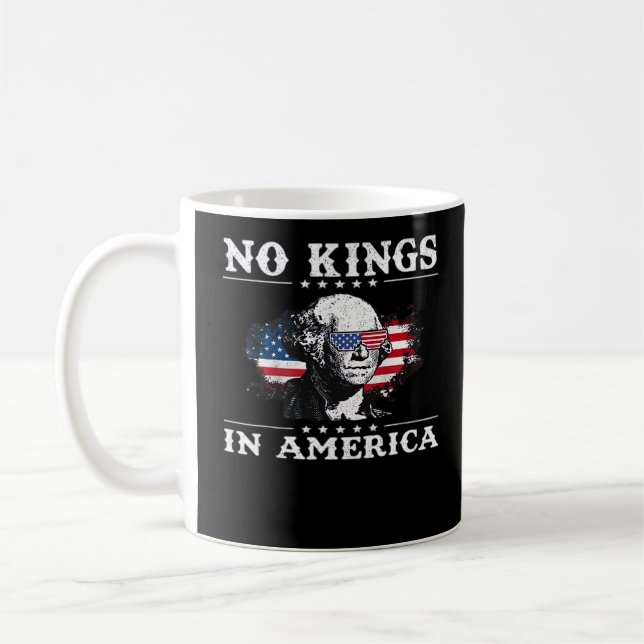 Mug No Kings In America Doge Classic Funny Meme (Gauche)