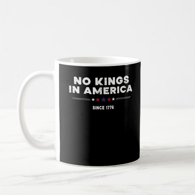 Mug No Kings In America Doge Classic Trendy Graphic (Gauche)