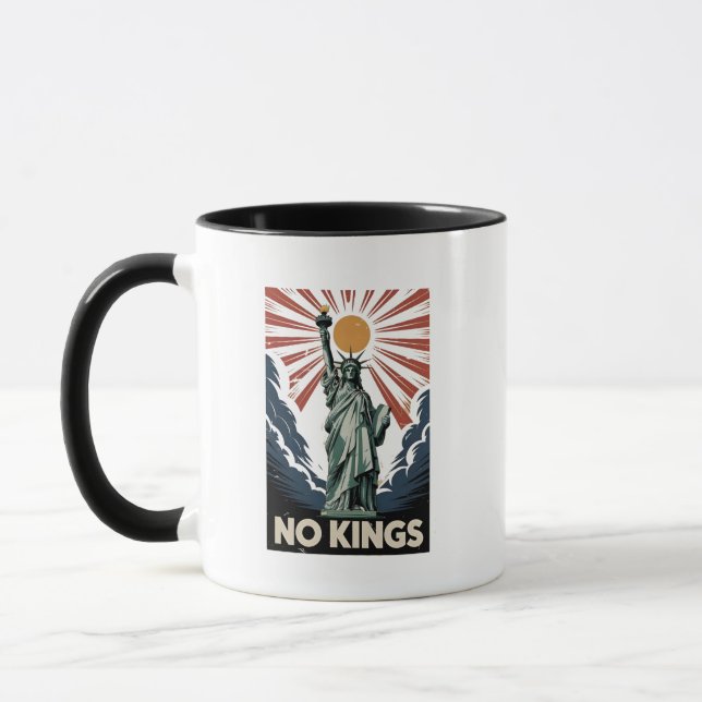 Mug No Kings In America Liberity Status USA Democrats  (Gauche)