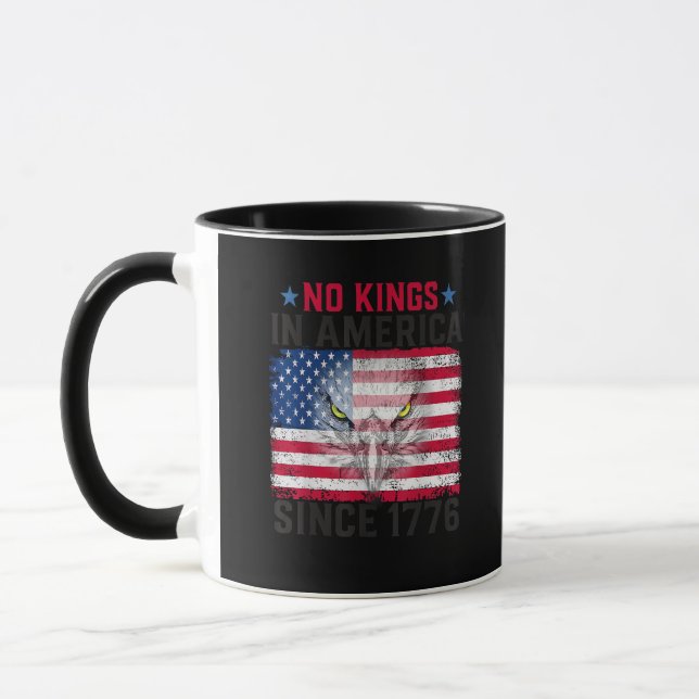 Mug No Kings In America Since 1776 Freedom Creative De (Gauche)