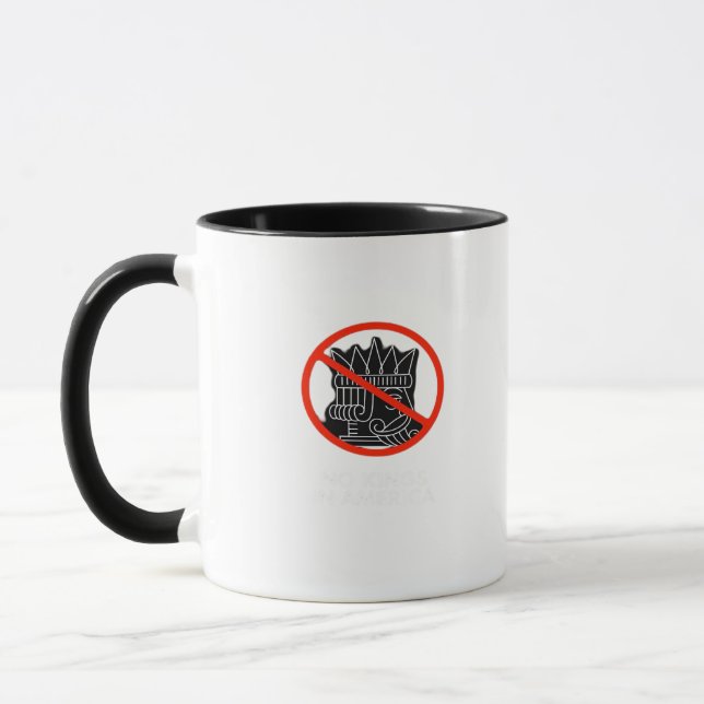 Mug No Kings In The USA America Say No King Classic Re (Gauche)