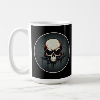 Mug Nocturnal Drip Skull Artwork
