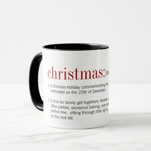 Mug Noël (Devant gauche)