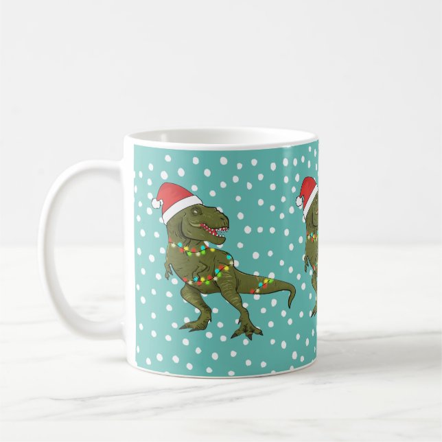 Mug Noël à Dinosaur Père Noël (Gauche)