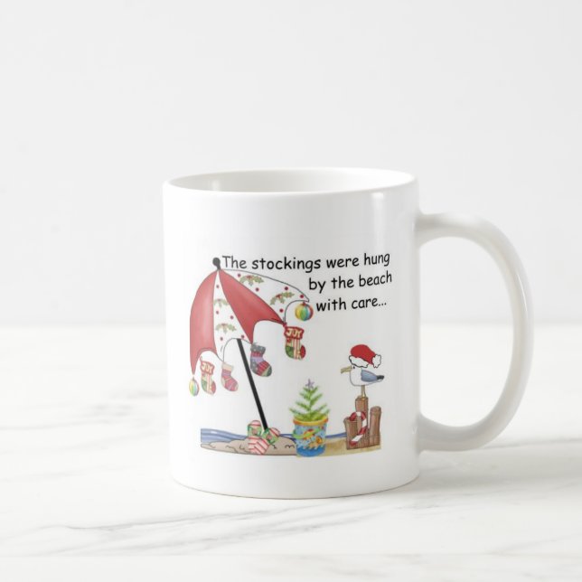 Mug Noël à la plage (Droite)