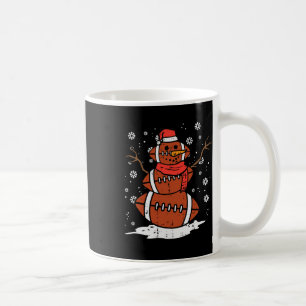 Mug Noël American Footll Bonhomme de neige Xmas Sport