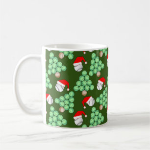 Mug Noël Arbre Baseball Chapeaux de Père Noël