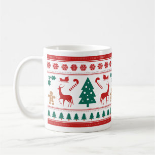 Mug Noël Arrive, Noël, Arbre, Rennes