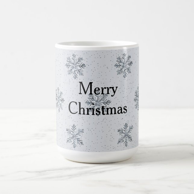 Mug Noël aux flocons d'argent (Centre)