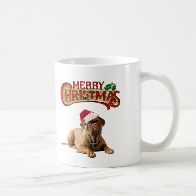 Mug Noël Bordeauxdog (Droite)
