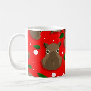 Mug noël capybara
