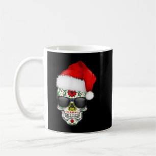 Mug Noël Casquette Père Noël Jour Du Crâne Sugar Morts
