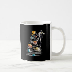 Mug Noël dans le système solaire spatial L'astronaute