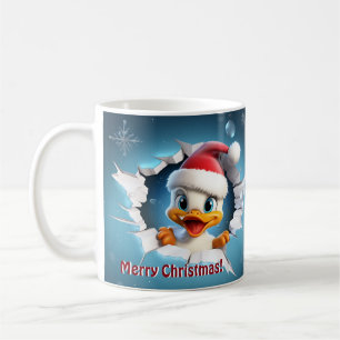 Mug Noël de canard 3D