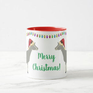 Mug Noël de chèvre laitière de Toggenburg