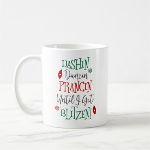 Mug Noël de Dashin Dancin Prancin