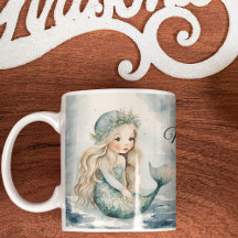 Noël de la sirène d'hiver mignonne