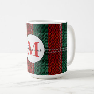 Mug Noël de monogramme plaqué