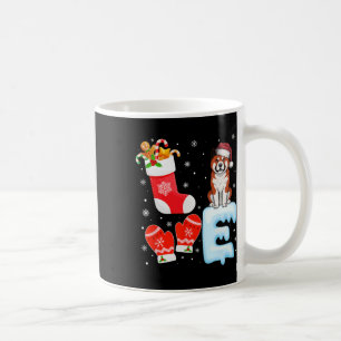 Mug Noël de Noël de Noël de vacances Akita Chien Lov