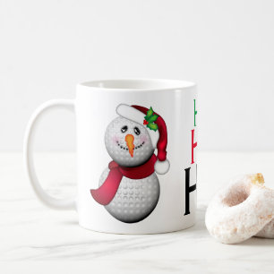 Mug Noël de Père Noël de bonhomme de neige de boule