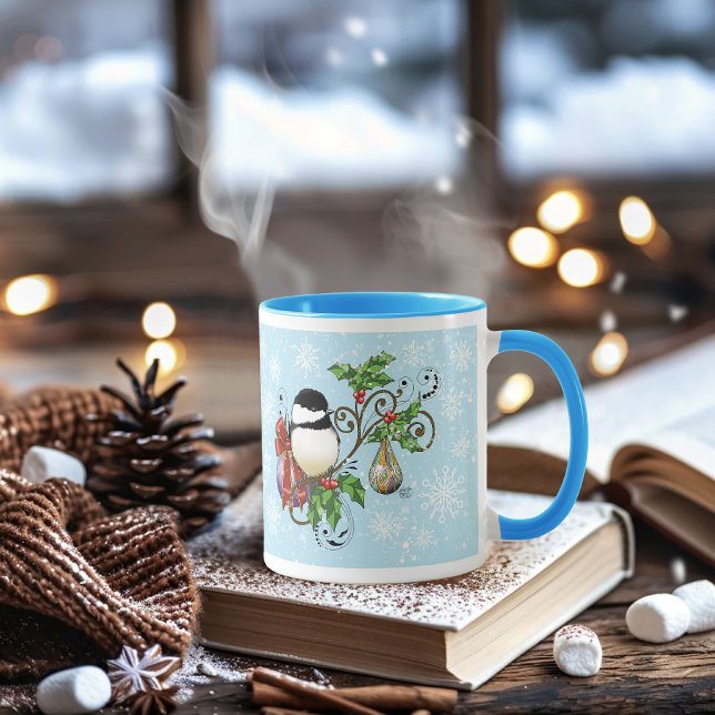 Mug Noël de poulet d'hiver (Créateur téléchargé)