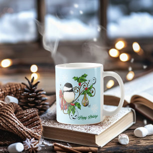 Mug Noël de poulet d'hiver