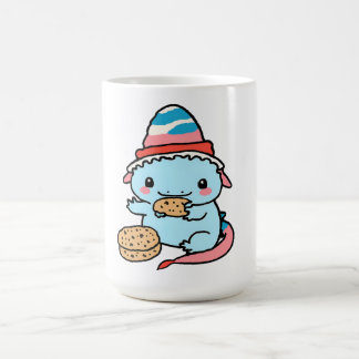 Mug Noël des axolottes bleus mignons