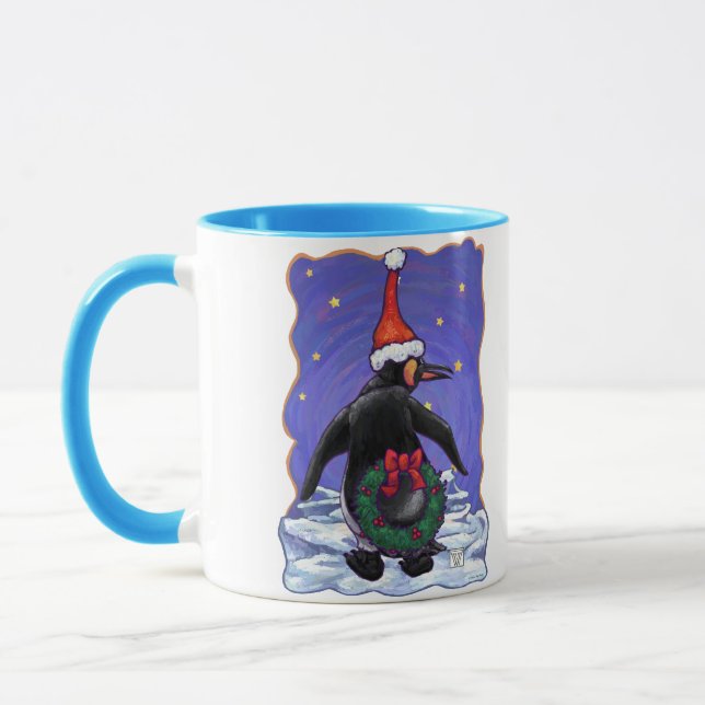 Mug Noël des pingouins (Gauche)
