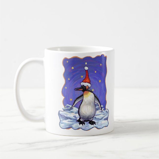 Mug Noël des pingouins (Gauche)