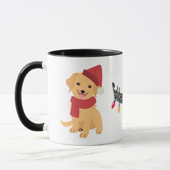 Mug Noël doré (Gauche)