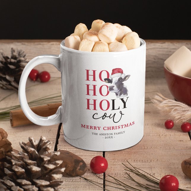 Mug Noël drôle de la vache sainte (Créateur téléchargé)
