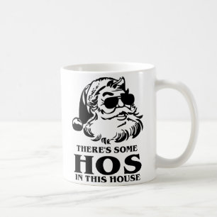 Mug Noël drôle, il y a des trous dans cette maison