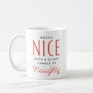 Mug Noël drôle vilain ou Nice d'énonciations