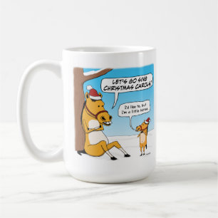 Mug Noël du petit Cheval mignon et amusant