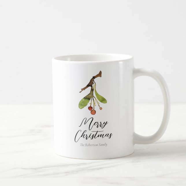 Mug Noël élégant de Mistletoe (Droite)
