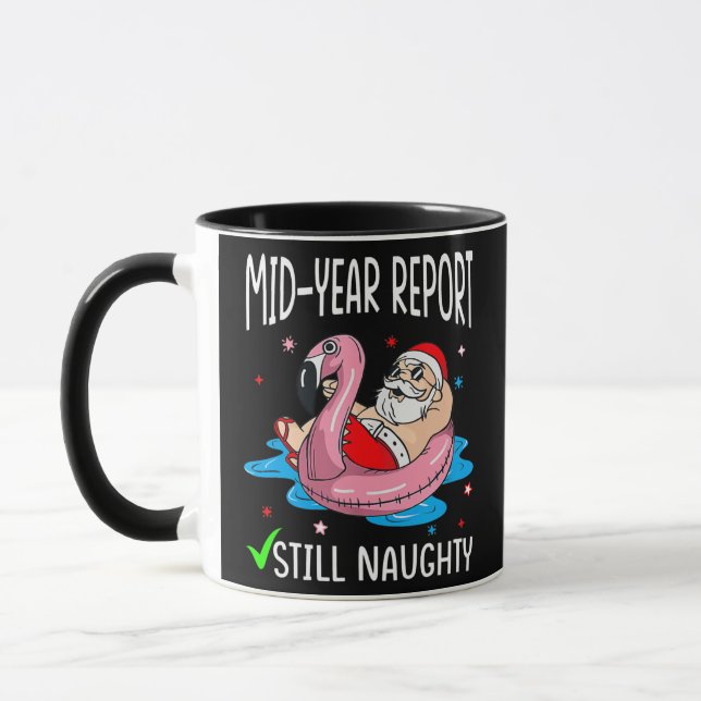 Mug Noël en Juillet Mid Année Rapport Toujours Mille (Gauche)