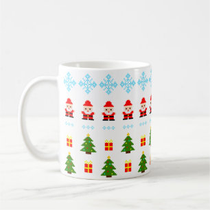 Mug Noël en pixel art