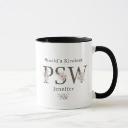 Mug Noël Floral PSW le plus Gentil du Monde