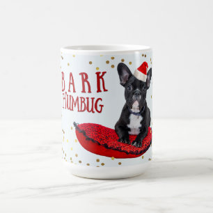 Mug Noël fumiste d'amoureux de les chiens d'ÉCORCE
