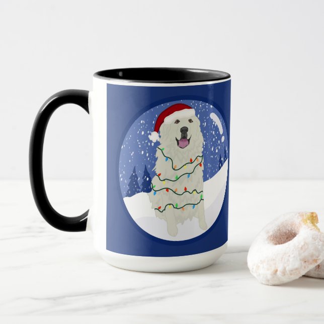 Mug Noël Grandes Pyrénées  (Avec donut)
