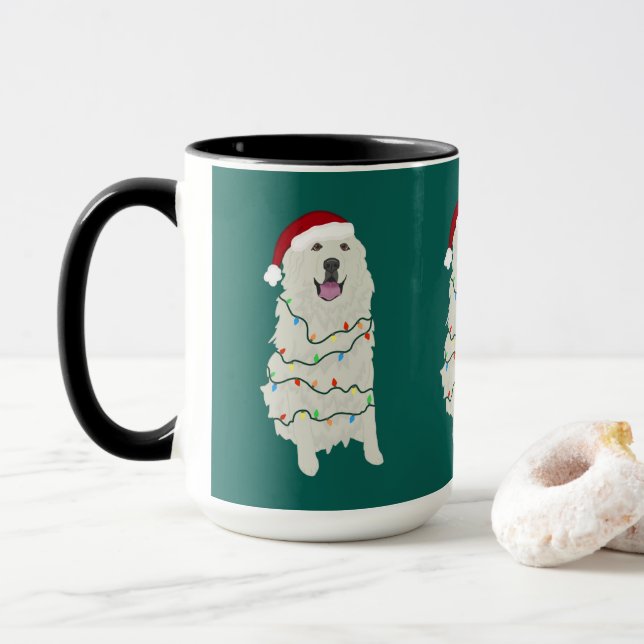 Mug Noël Grandes Pyrénées  (Avec donut)