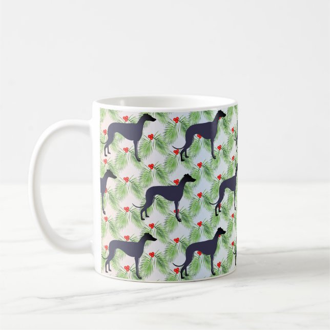 Mug Noël Greyhound (Gauche)