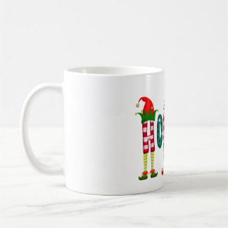 Mug Noël HO HO HO elf, cadeaux de Noël elfe
