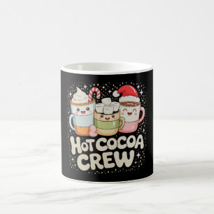 Mug Noël Hot Cocoa Crew Noël Famille de vacances