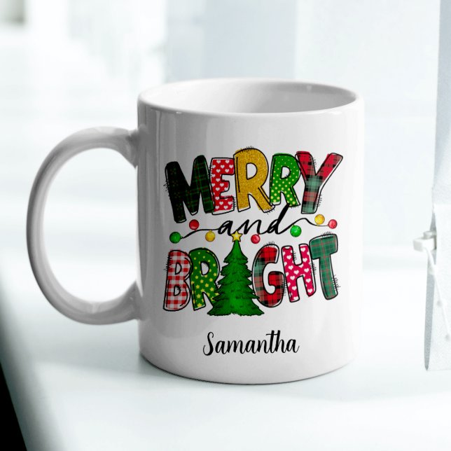 Mug Noël Joyeux et Fêtes Lumineuses (Créateur téléchargé)